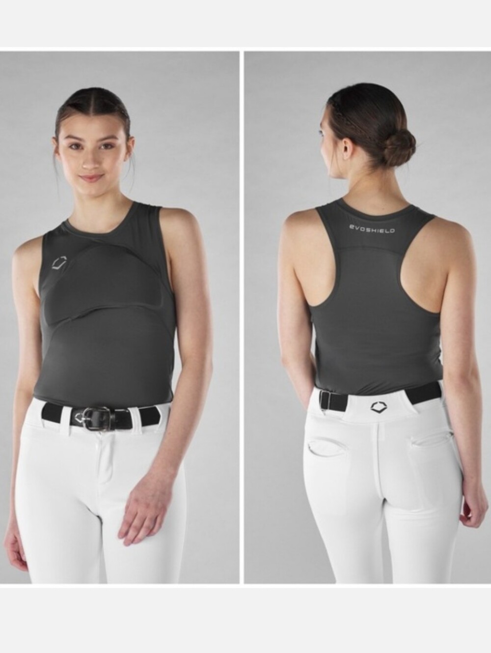 Evoshield Graphite Compression Tank Size Medium (TANK ONLY, MISSING CHEST PLATE)